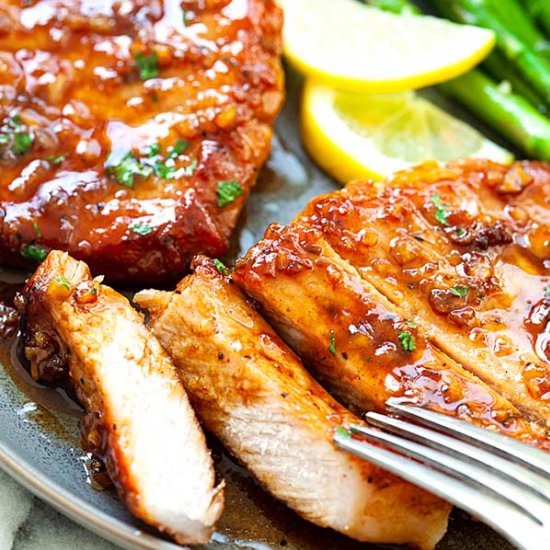 Honey Garlic Pork Chops