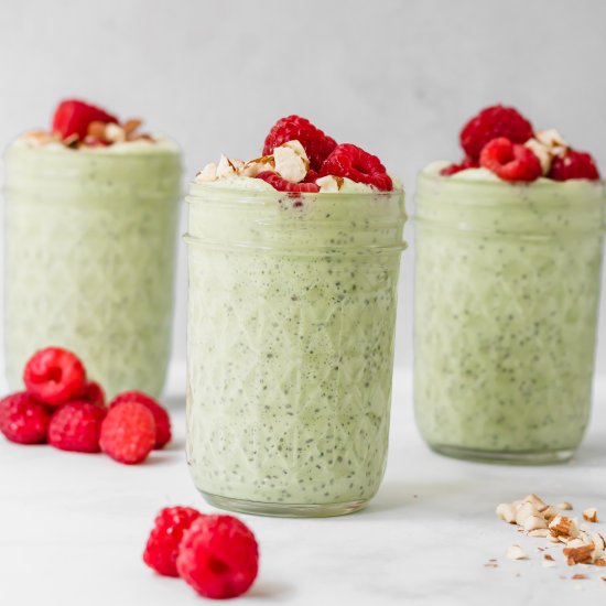 Matcha Tea Chia Pudding