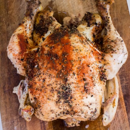 Slow Cooker Whole Chicken