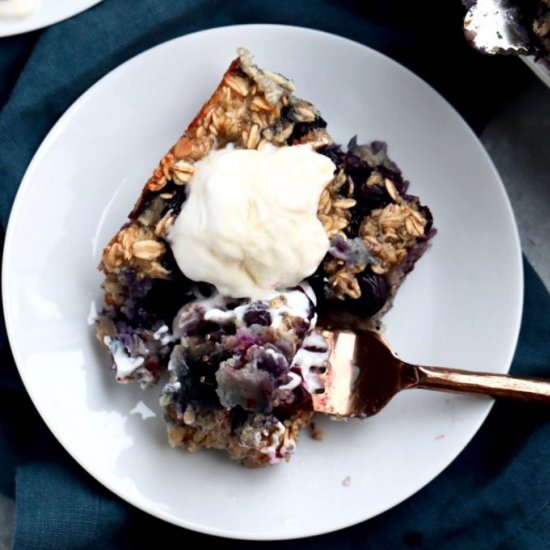 blueberry lemon baked oatmeal