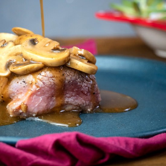 Beef Tenderloin with Bourbon