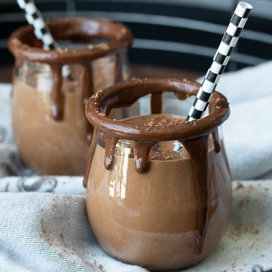 Frozen Hot Chocolate Oat Smoothie