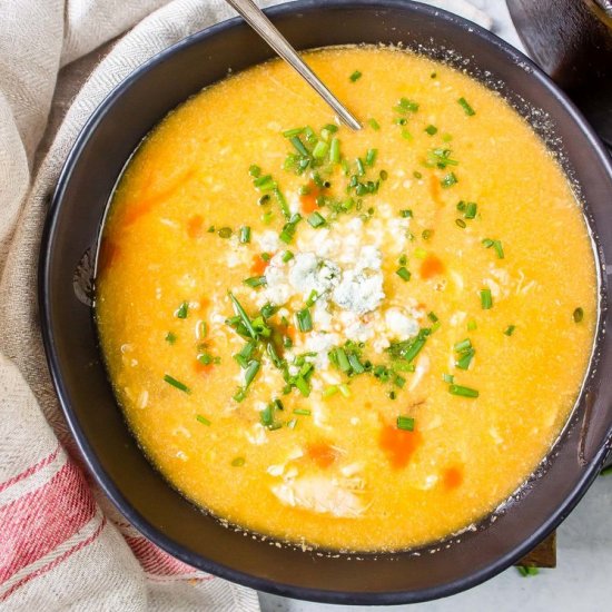 Keto Buffalo Chicken Soup