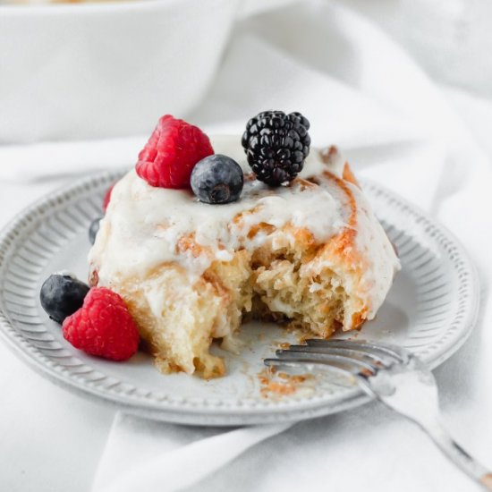 Lemon Berry Cinnamon Rolls