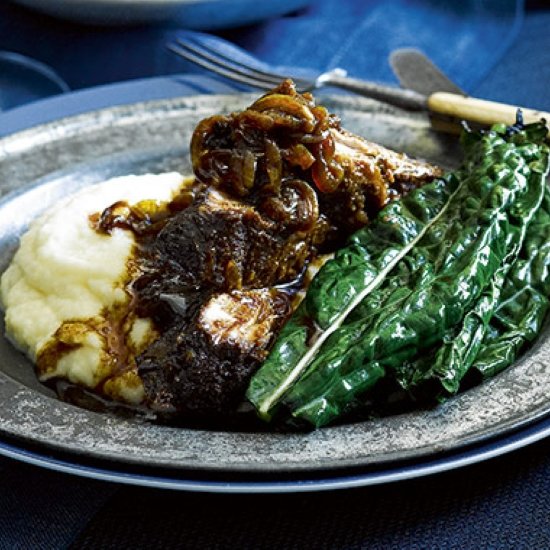 Beef brisket with celeriac purée