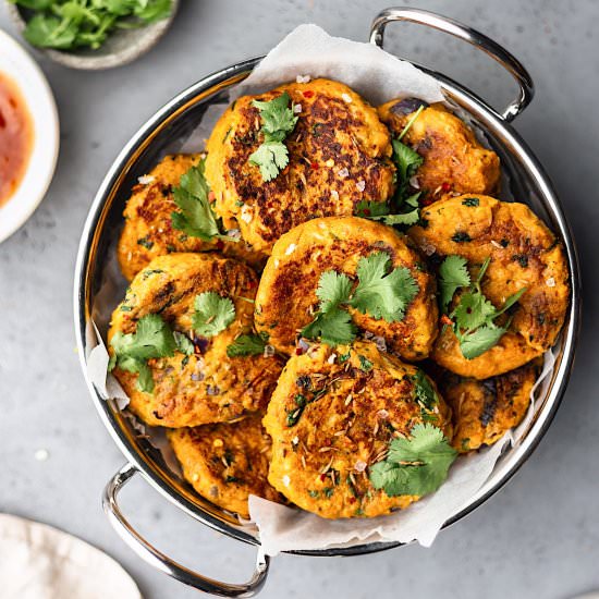 Curried Sweet Potato Patties