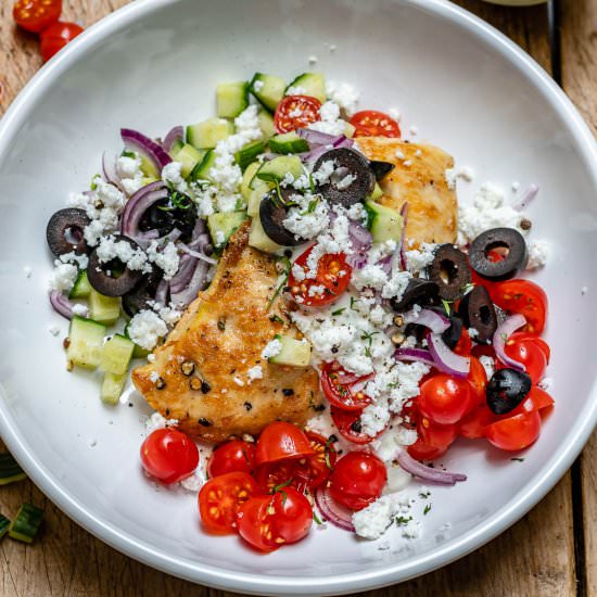 Greek Chicken With Tzatziki Sauce