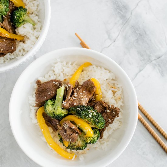 30 Minute Beef Stir Fry