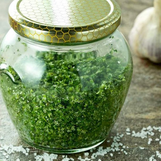 Homemade Fresh Herb Salt