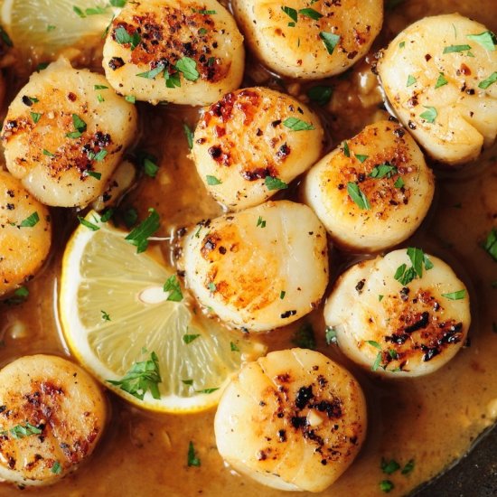 Pan-Seared Scallops