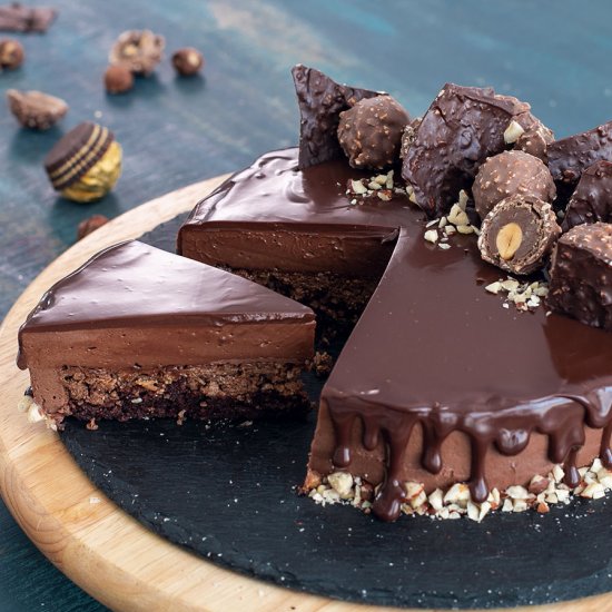 Ferrero Rocher Mousse Cake