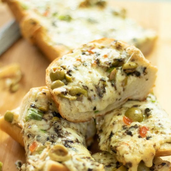 Cheesy Olive Bread