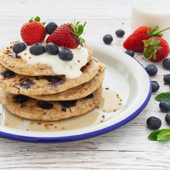 Buckwheat and Oat Pancakes