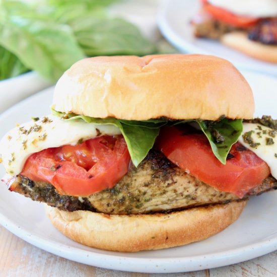 Caprese Grilled Chicken Sandwich