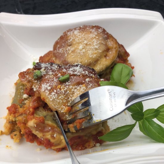 Healthy Eggplant Parmigiana