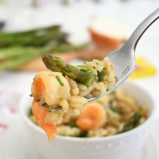 Risotto Shrimp Asparagus