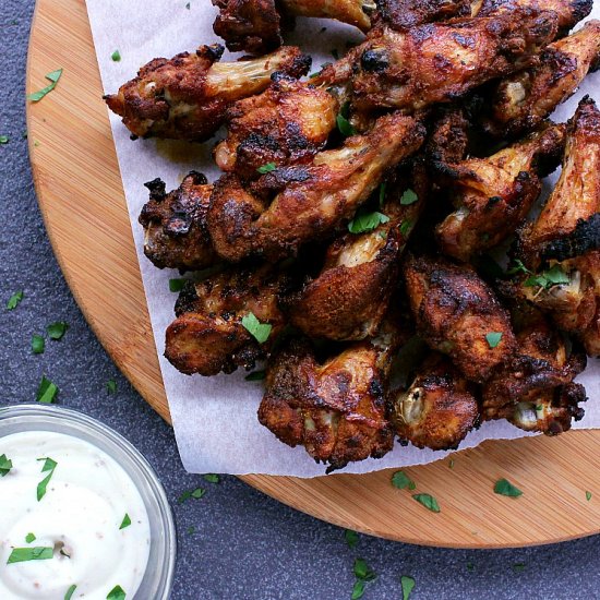 Low Carb Baked Chicken Wings