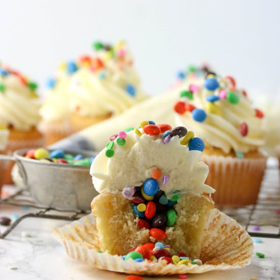 Pinata Cupcakes