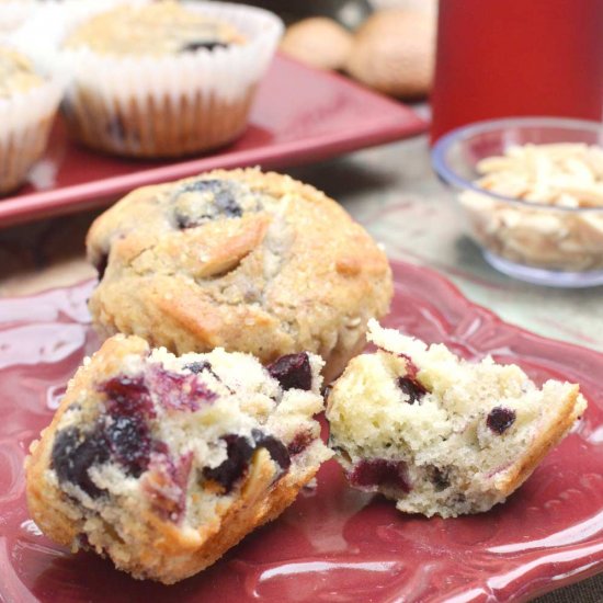 Cherry Almond Muffins