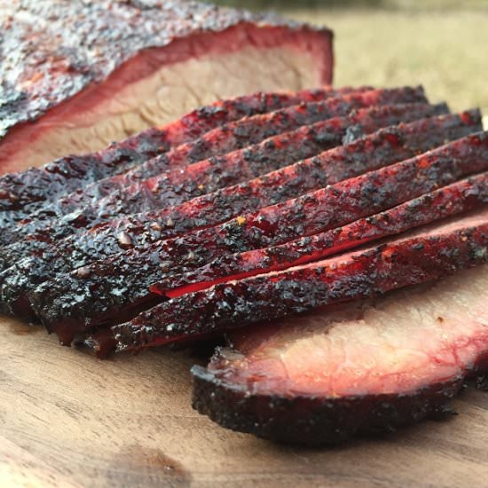 Easy Smoked Brisket Flat