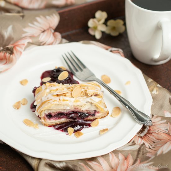 Cherry Almond Danish