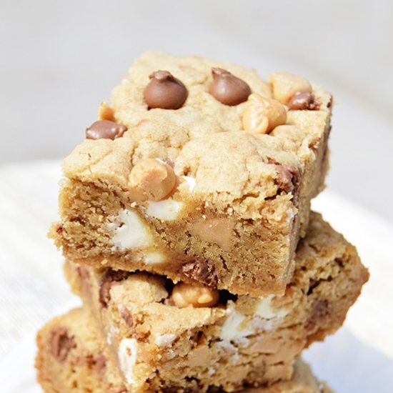 Peanut Butter Blondies