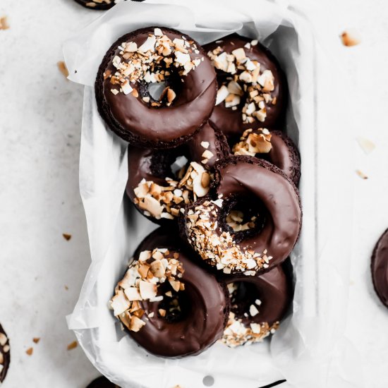 Paleo Toasted Coconut Donuts