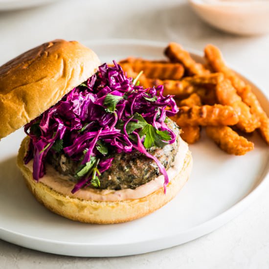 Healthy Grilled Turkey Burgers