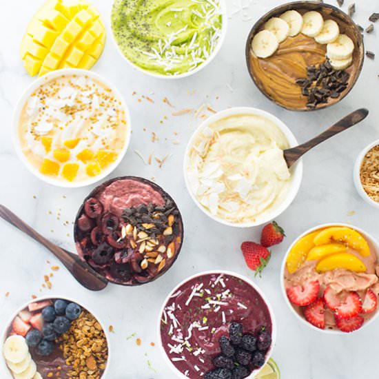 Smoothie Bowls – 8 Different Ways!