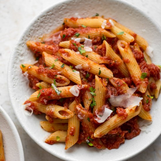 Easy Pasta Arrabiata