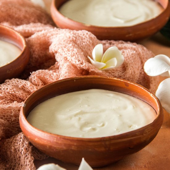 Bhapa Doi / Bengali Baked yogurt