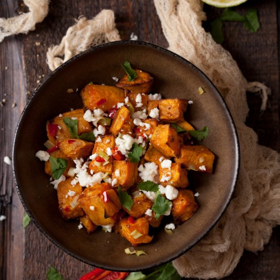 Chilli Sweet Potato & Avocado Dip