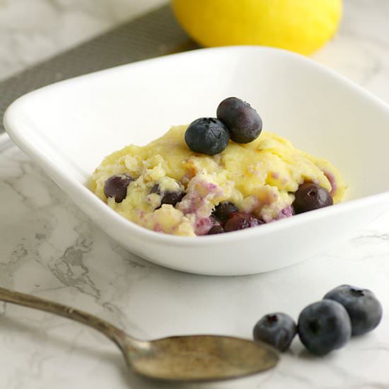 Blueberry Lemon Pudding Cake