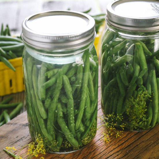 Fermented Pickled Green Beans