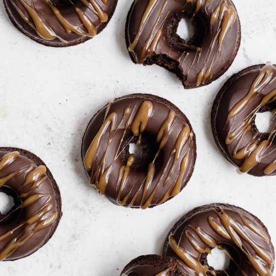 Paleo Salted Caramel Donuts