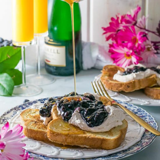 Earl Grey French Toast with Compote