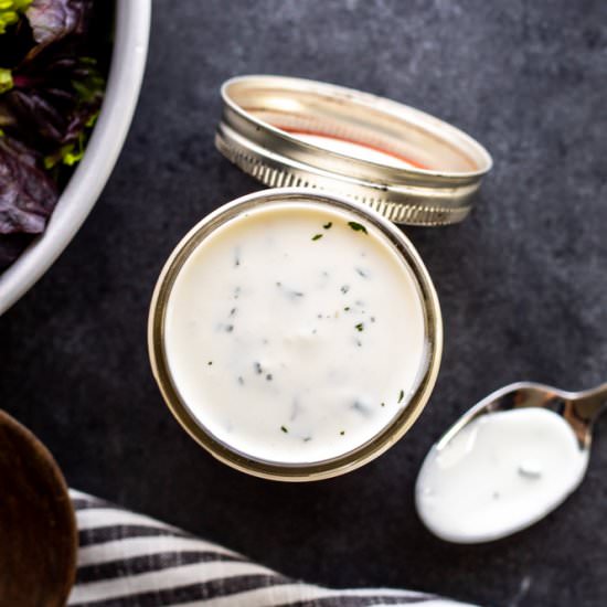 Homemade Buttermilk Ranch Dressing