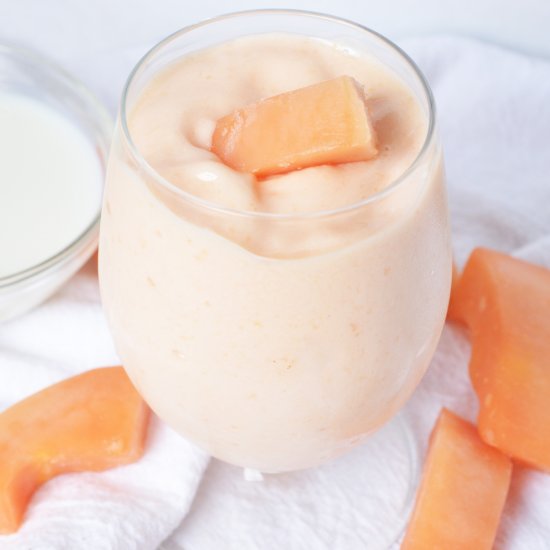 Easy Papaya Ginger Smoothie