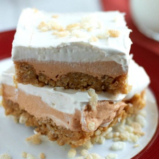 No Bake Scotcheroos Cheesecake Bars