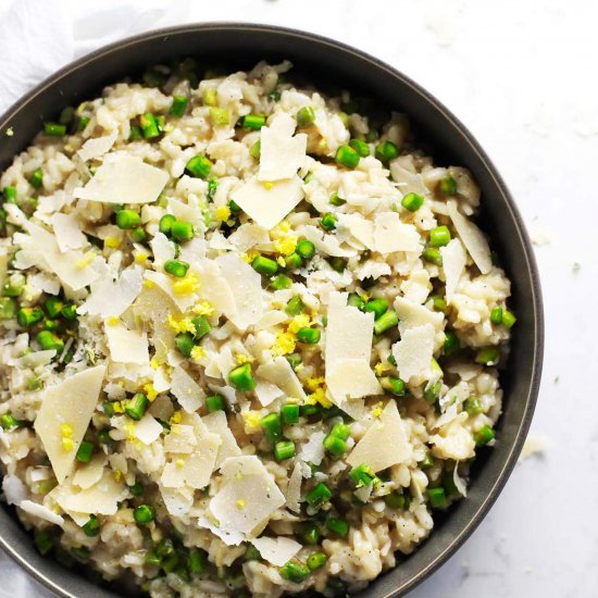 Lemon Asparagus Risotto