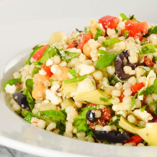 Mediterranean Couscous Pasta Salad