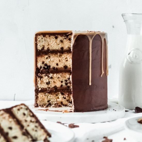 Chocolate chip butterscotch cake