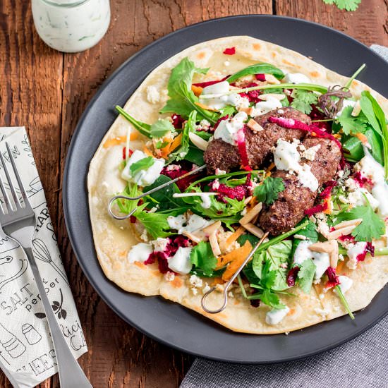 Lamb Kofta Flatbreads