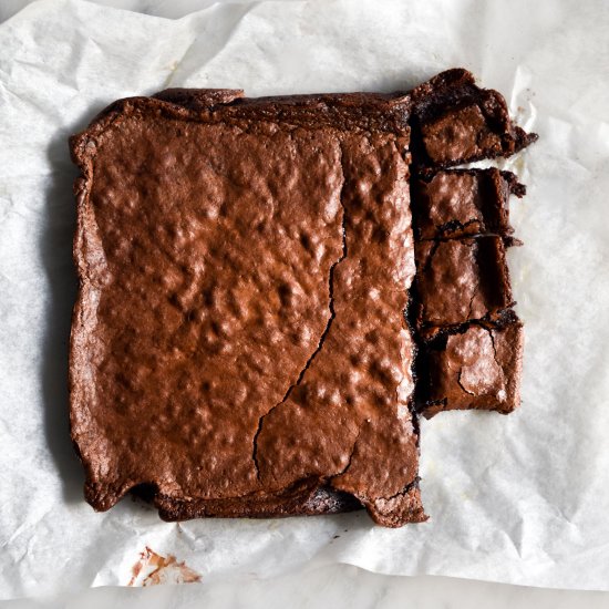 Gluten free fudgy brownies