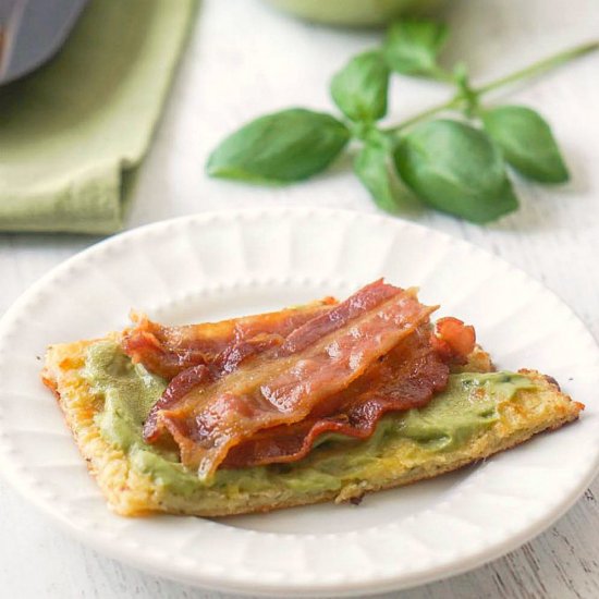 Low Carb Bacon Sandwich & Avocado