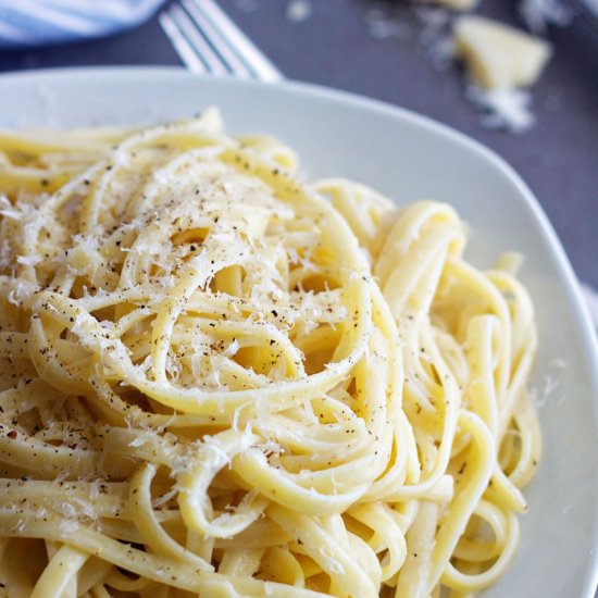 Fettuccine with Butter and Cheese