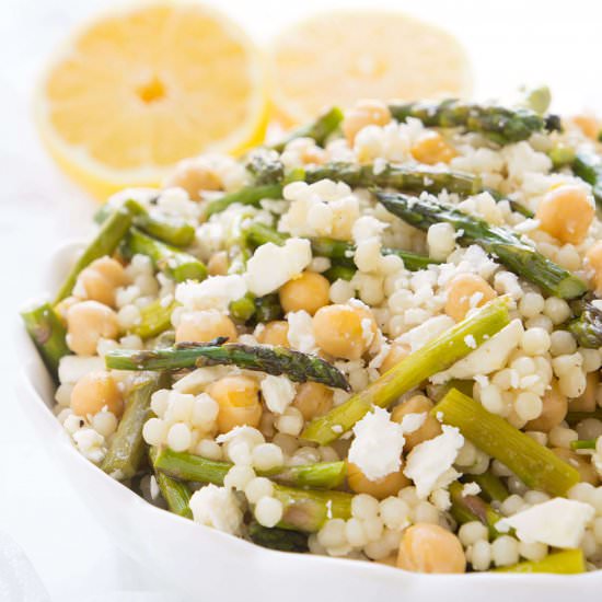 Roasted Asparagus Couscous Salad