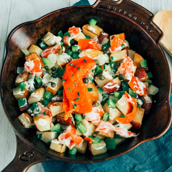 Smoked Salmon Hash