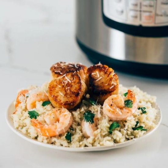 Instant Pot Seafood Risotto