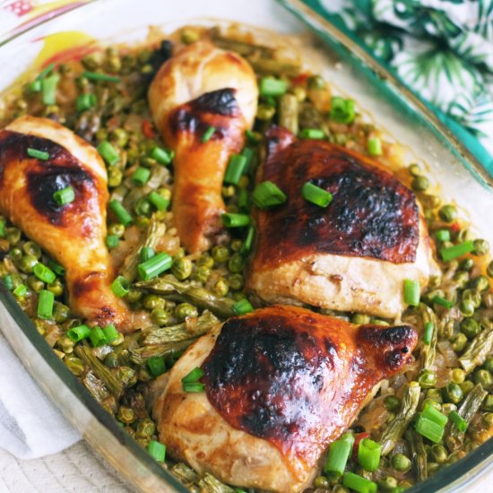 Baked Chinese Chicken And Rice